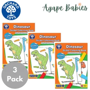 [3-Pack] Orchard Toys Dinosaurs Colouring Book