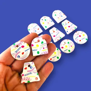 6 Pair Party Mix Assorted - Scribble Play