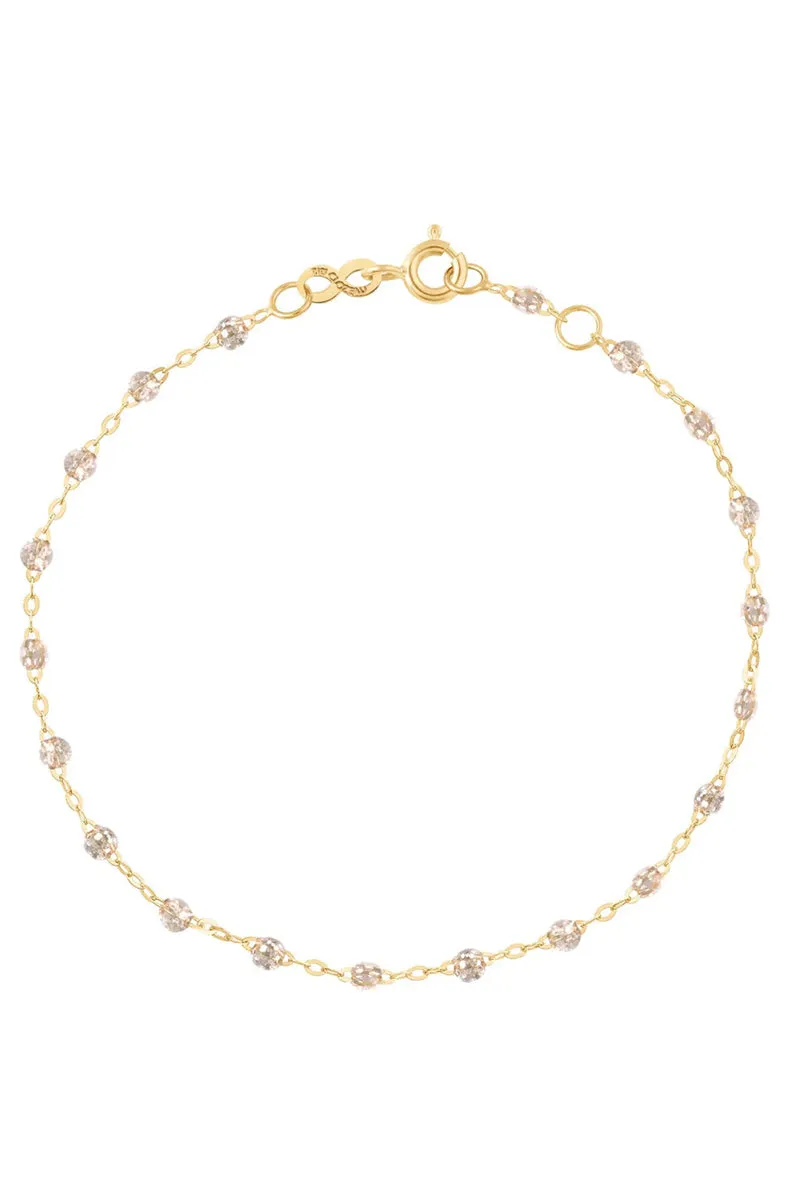 6.7" Classic Gigi Bracelet - Sparkle   Yellow Gold