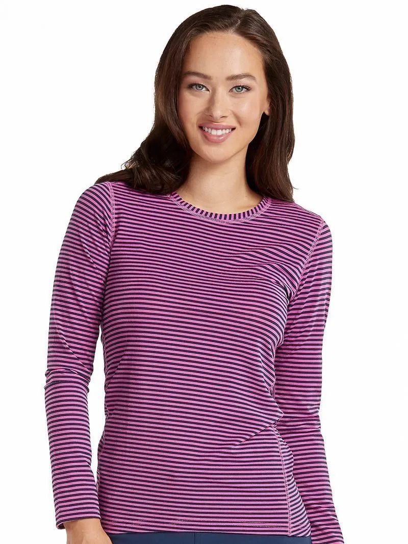 8522 PERFORMANCE KNIT STRIPE TEE