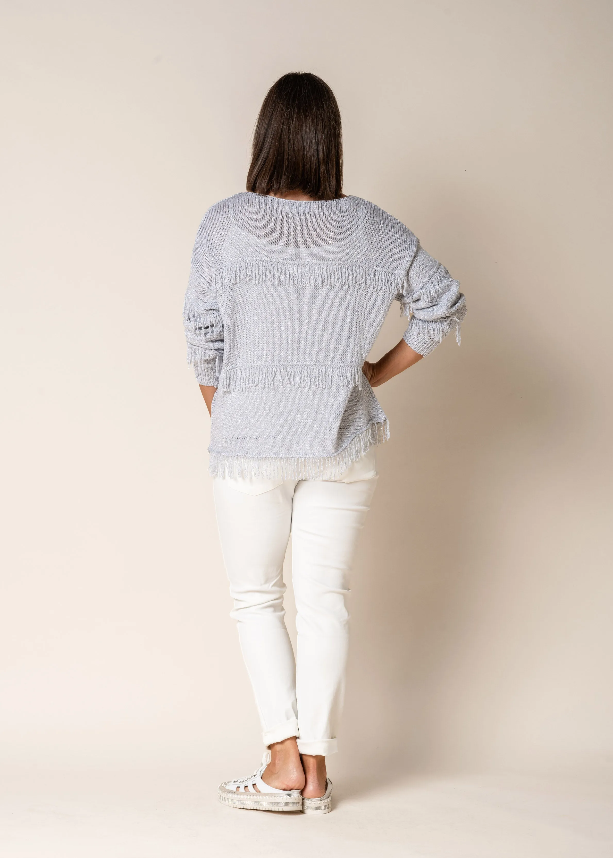 Aliza Top in Silver