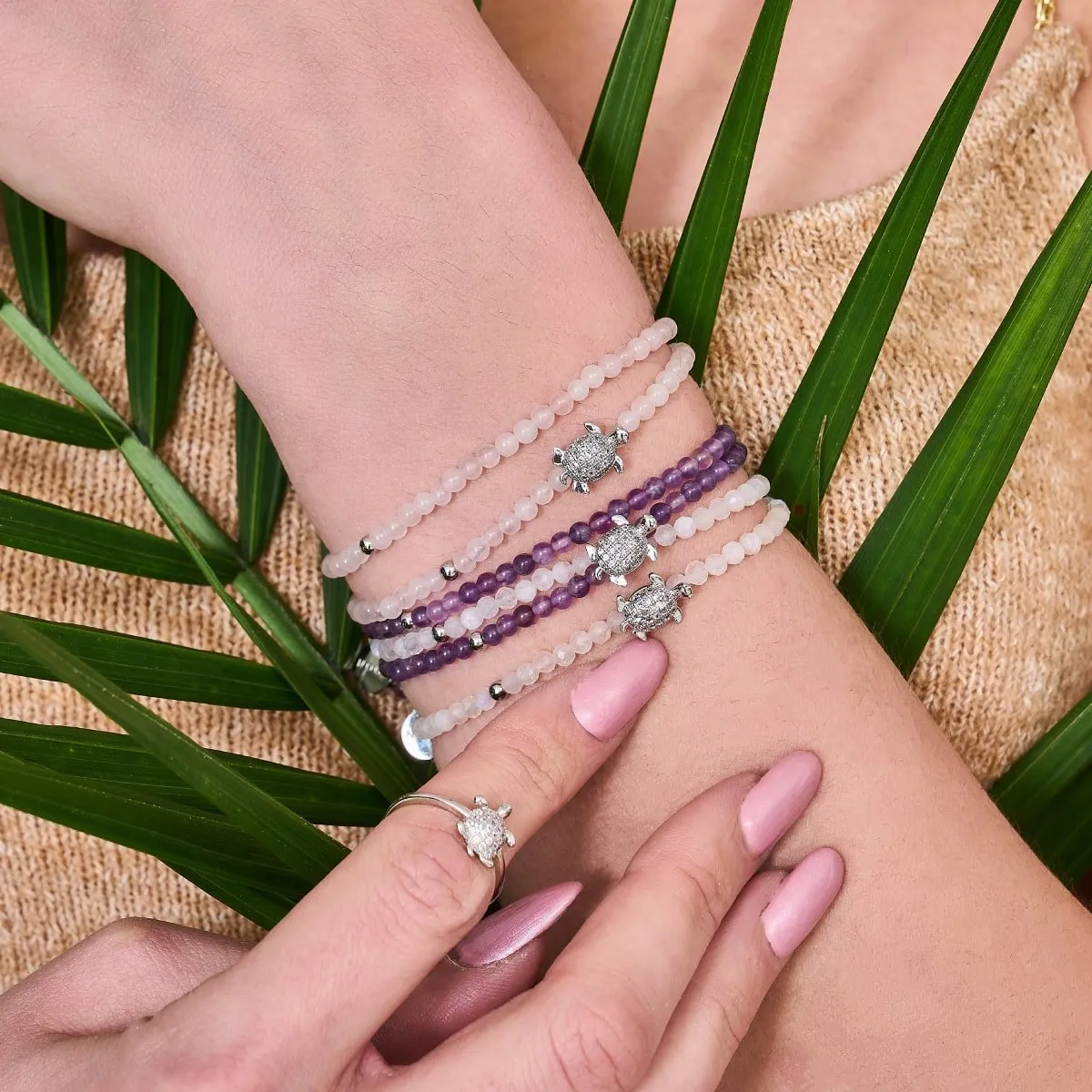Amethyst | Silver | Tortuga Gemstone Wrap