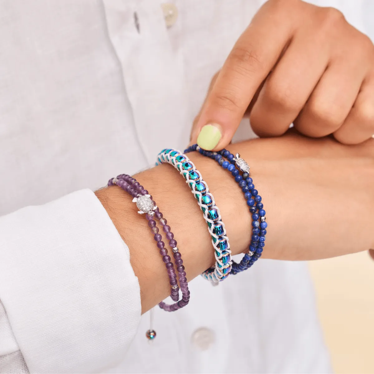 Amethyst | Silver | Tortuga Gemstone Wrap