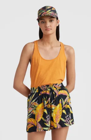 Amiri Beach Short | Black Tropical Flower