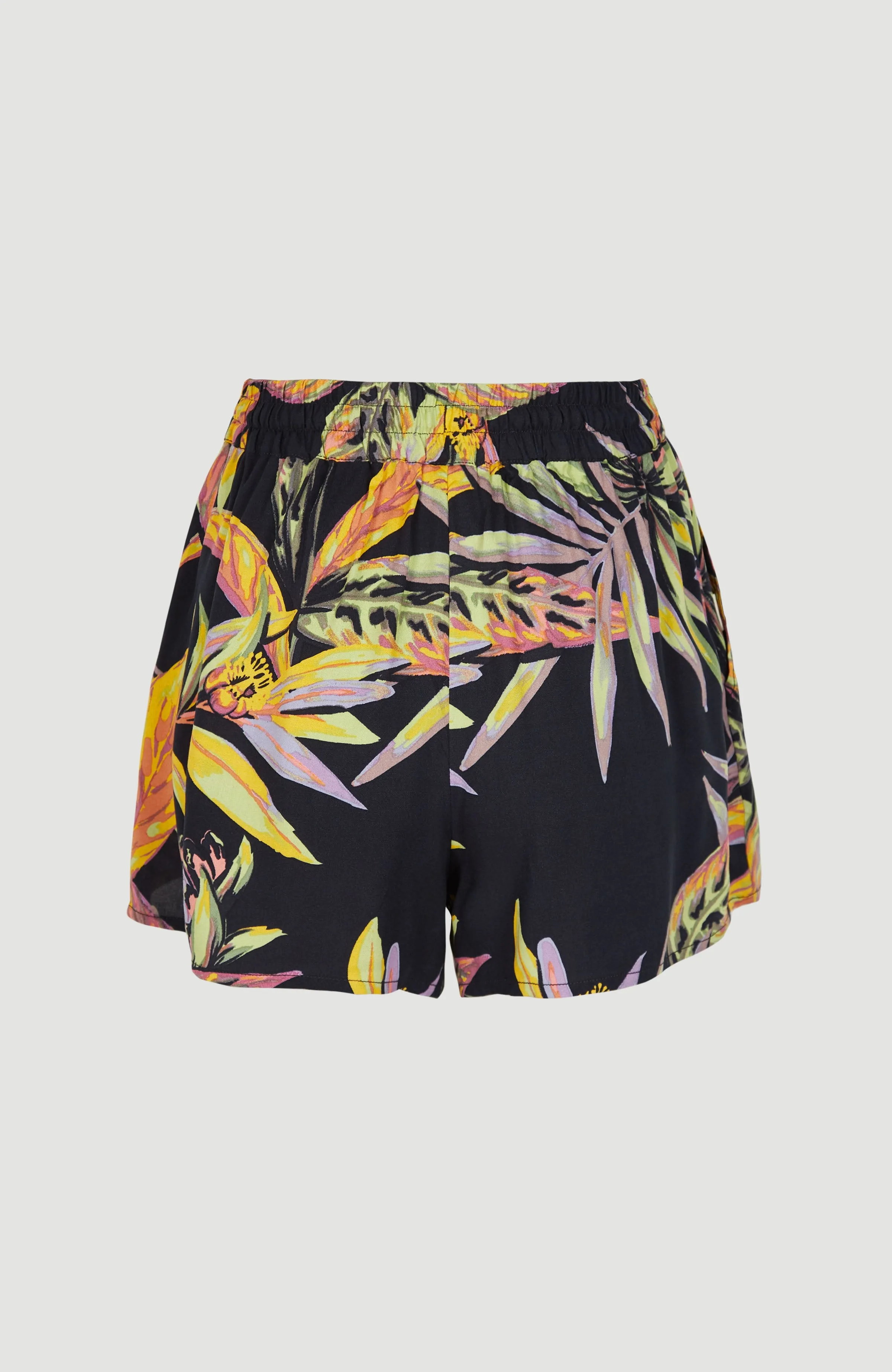Amiri Beach Short | Black Tropical Flower
