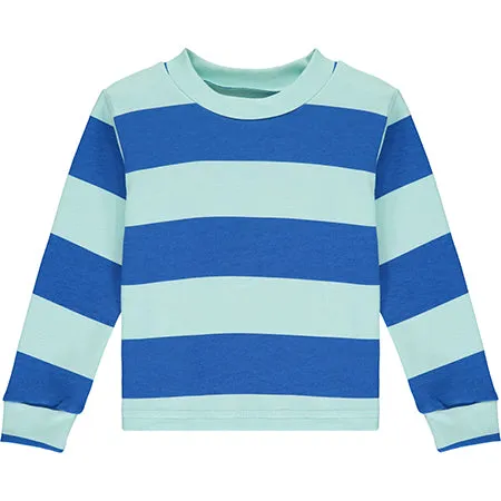 Aqua Striped Pyjama Top (Retired)