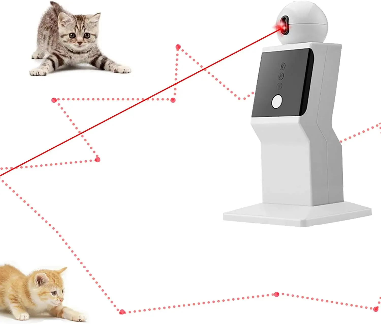 ATUBAN Cat Laser Toy - Interactive Red Dot Excitement!