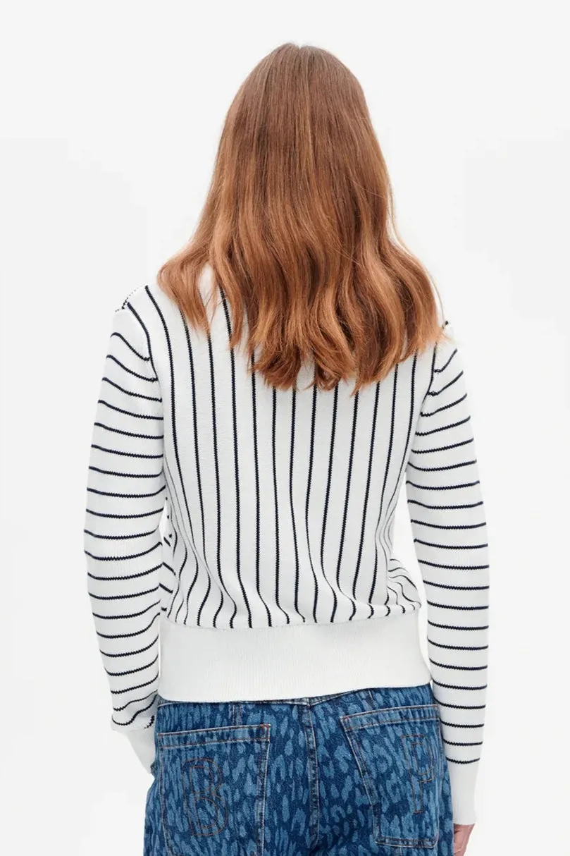 Baum Und Pferdgarten - Centa Top (Egret Baritone Stripe)