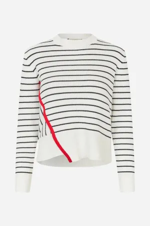 Baum Und Pferdgarten - Centa Top (Egret Baritone Stripe)