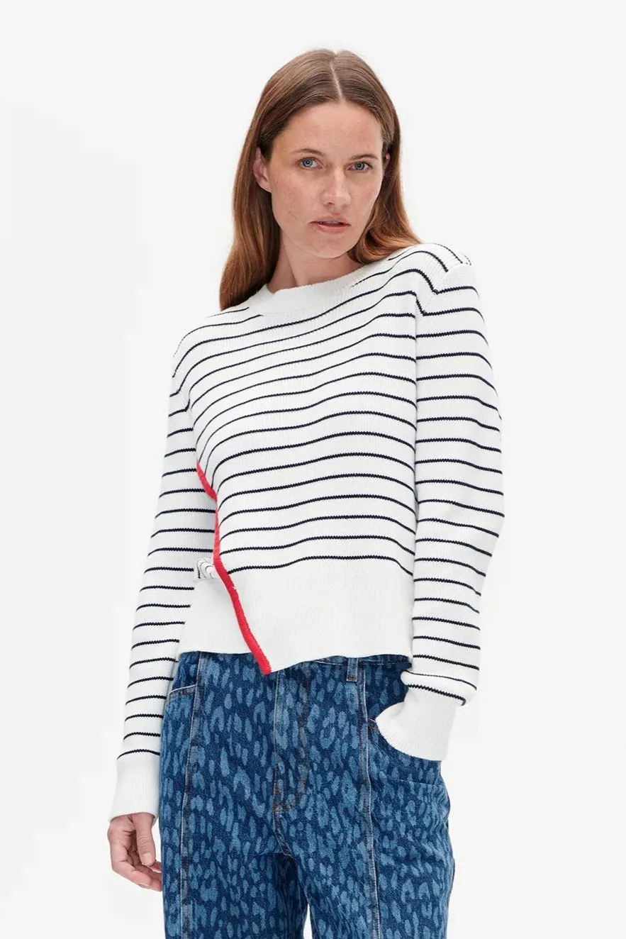 Baum Und Pferdgarten - Centa Top (Egret Baritone Stripe)