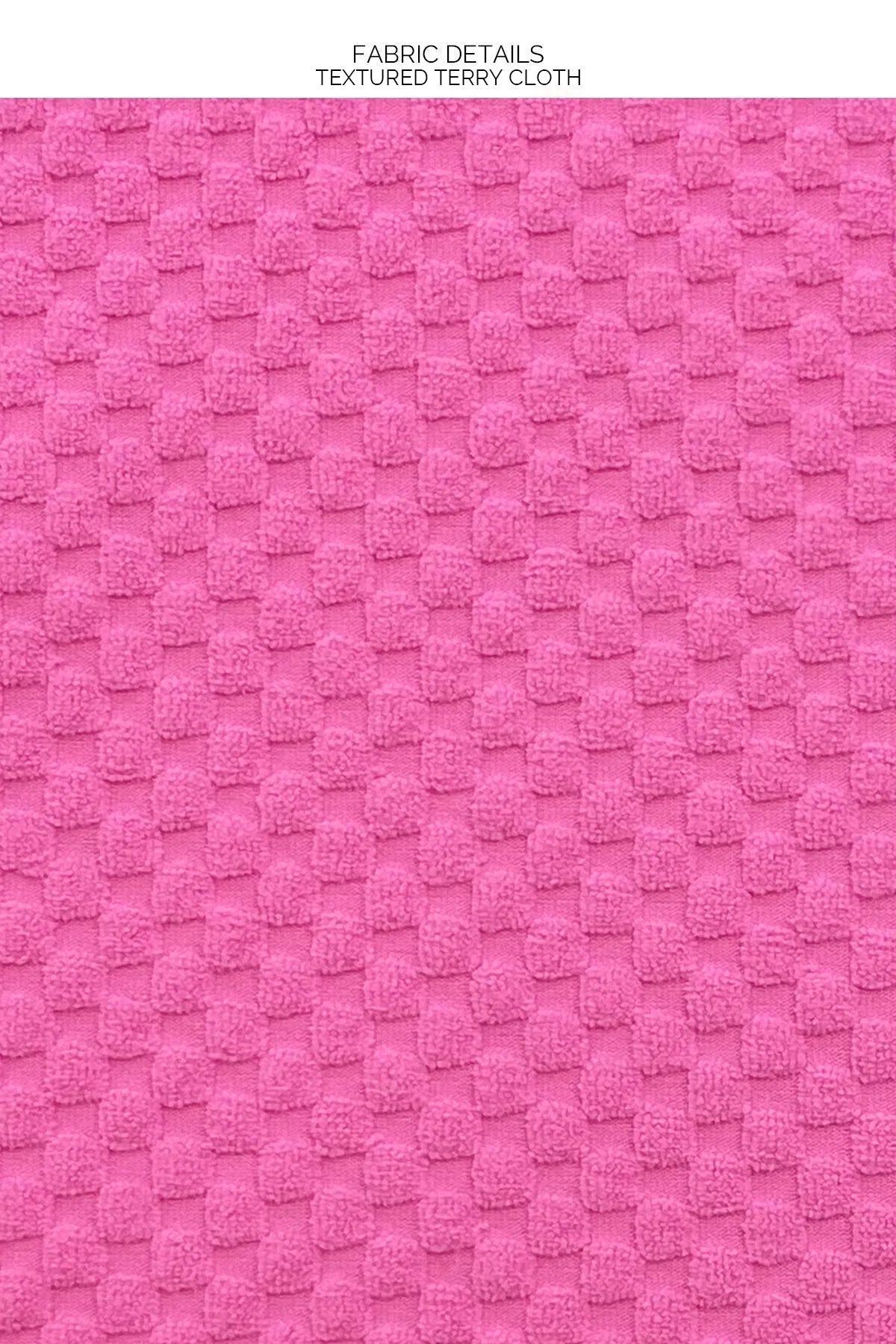 BEACH FUZZ - Triangle Top & Seamless Wavy Ruched Back Tie Side Bottom • Bubble Gum