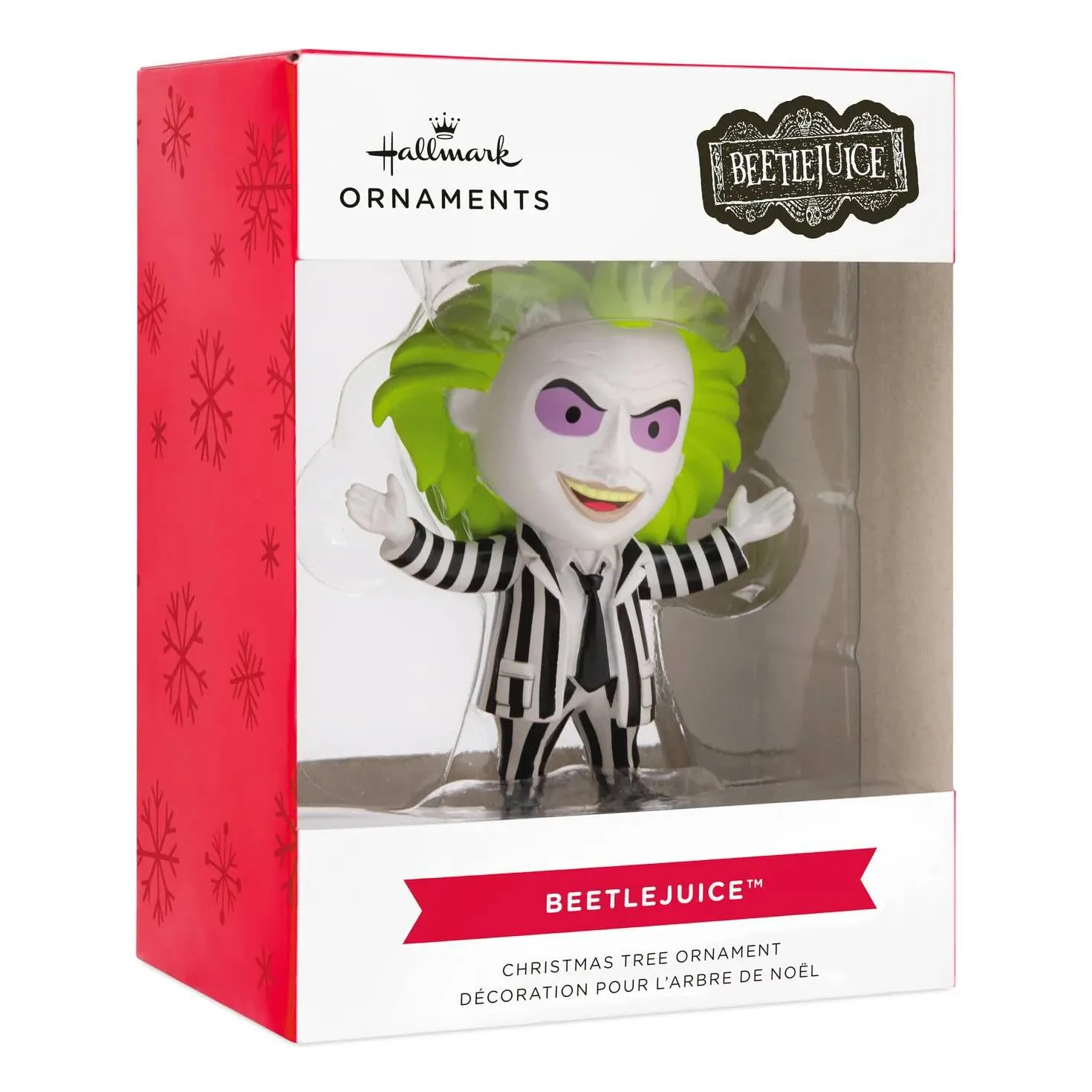 Beetlejuice Resin Hallmark Christmas Ornament