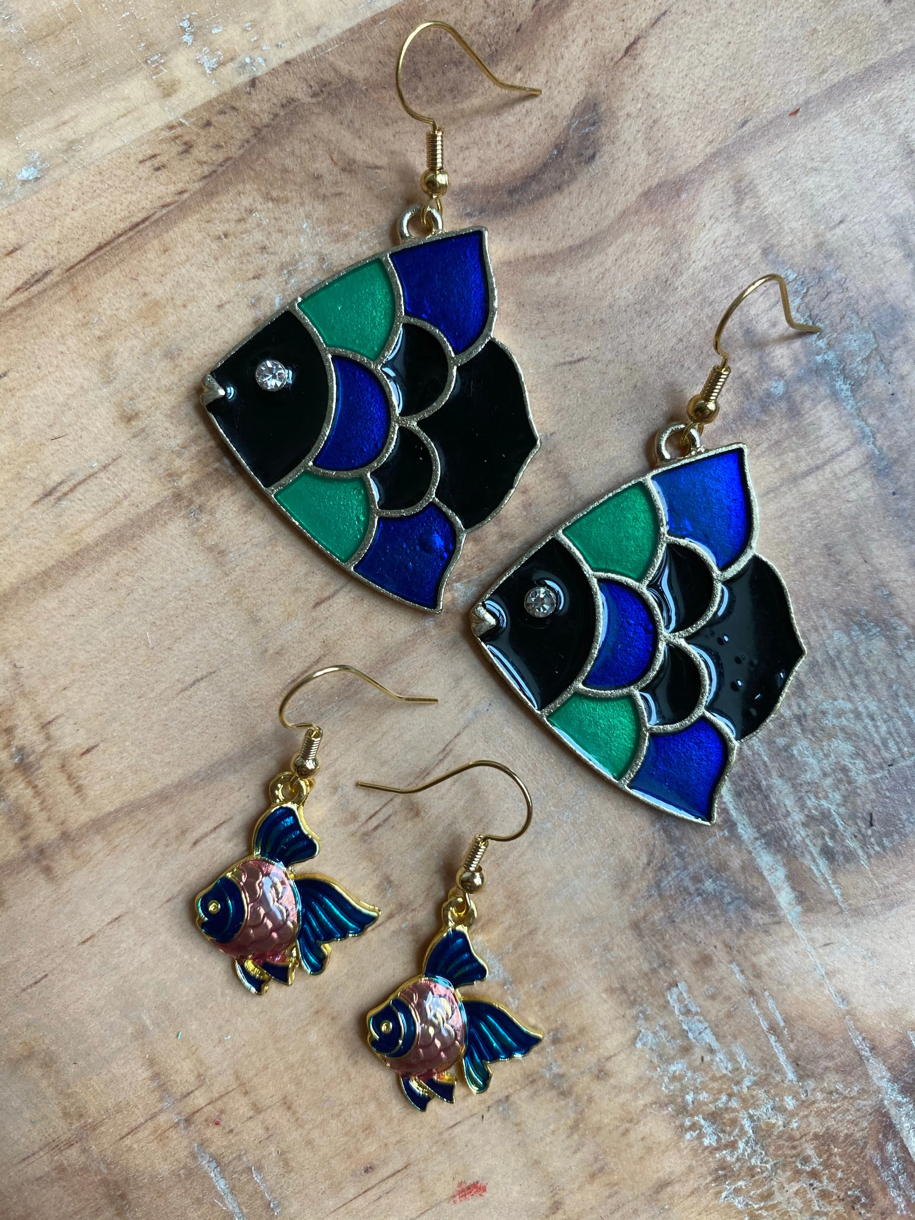 Big Fish, Little Fish Earrings