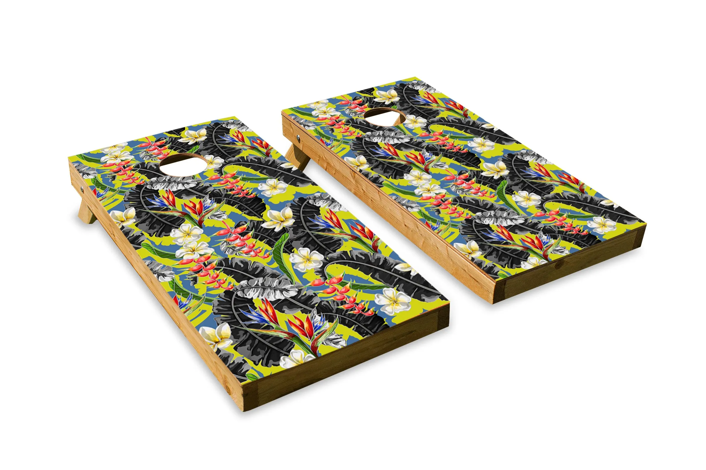 Blue and Yellow Tropical Theme