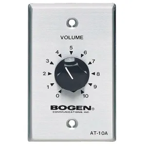 Bogen Bg-at10a Bogen 10 Watt Attenuator Single Gang