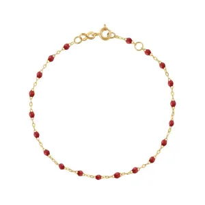 BORDEAUX GIGI CLASSIC BRACELET-18K YELLOW GOLD
