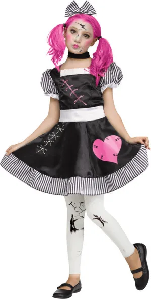 Broken Doll Child 4-6 Child Girls Costume