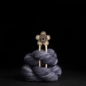Bronze Blossom Shawl Pin Fork For The Spring Loving Yarn Lover