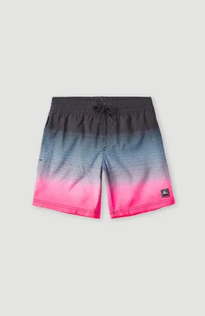 Cali Gradient 14'' Badehose | Black Simple Gradient