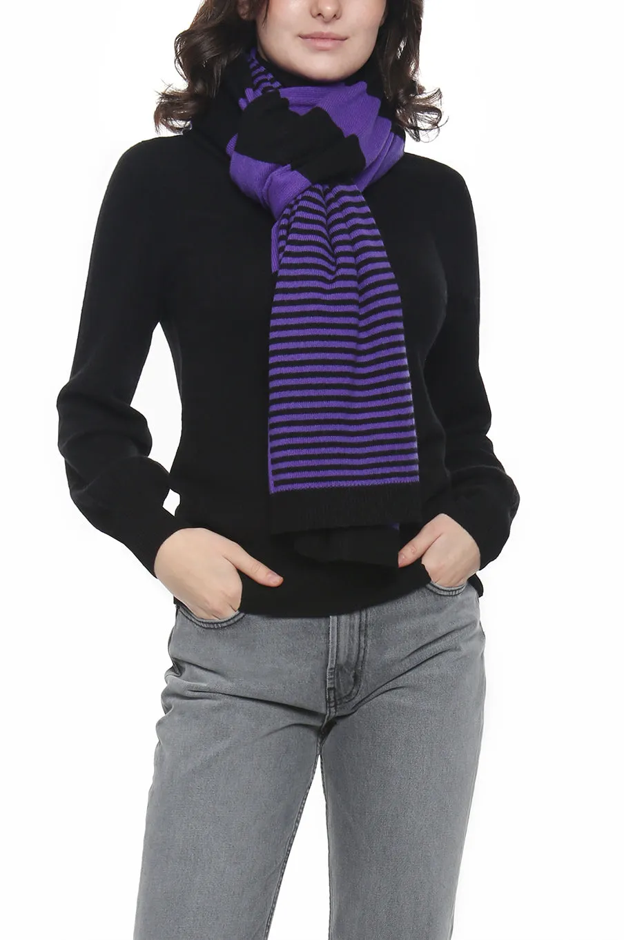 Cashmere MIX Stripe Scarf