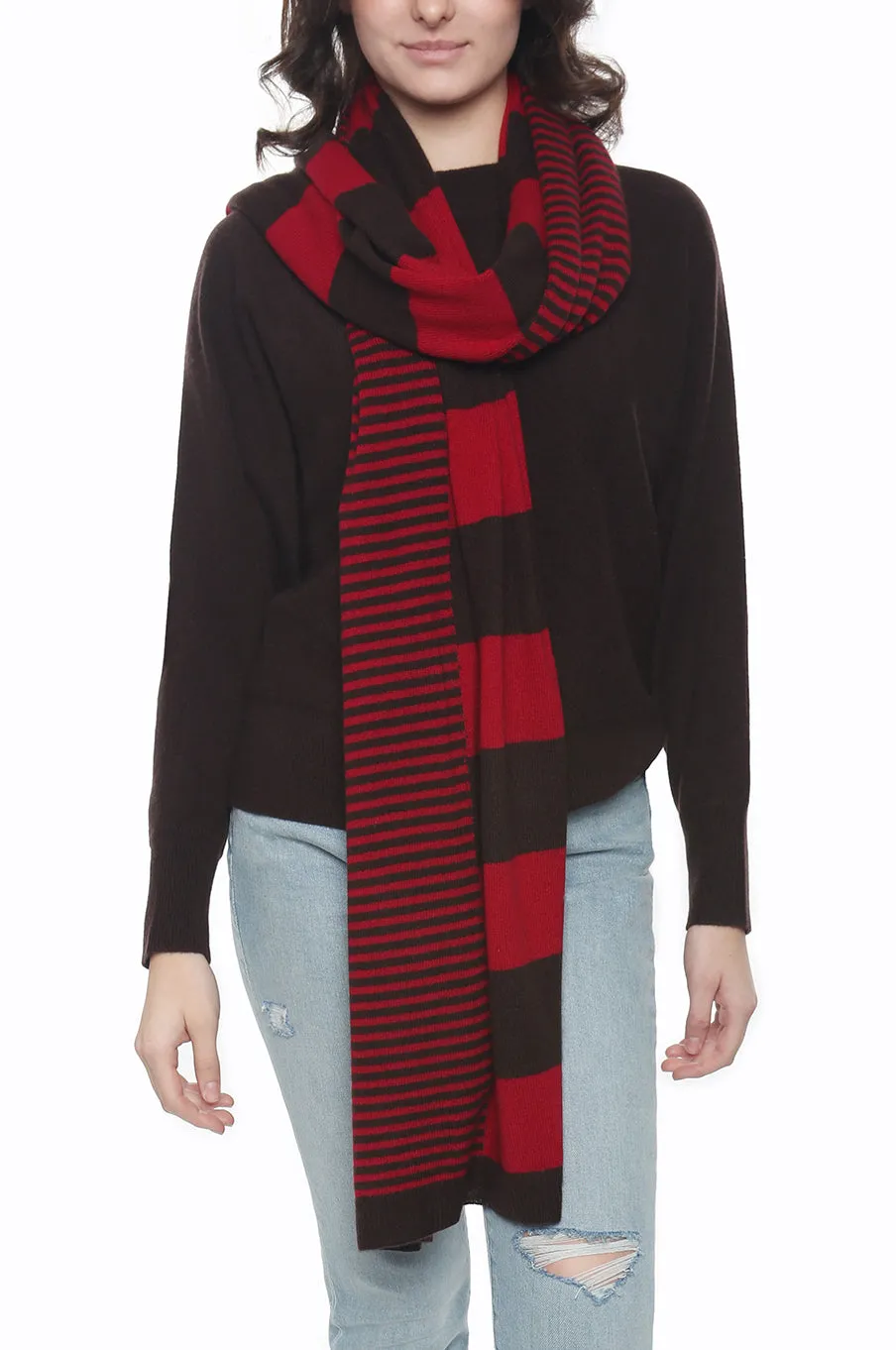 Cashmere MIX Stripe Scarf