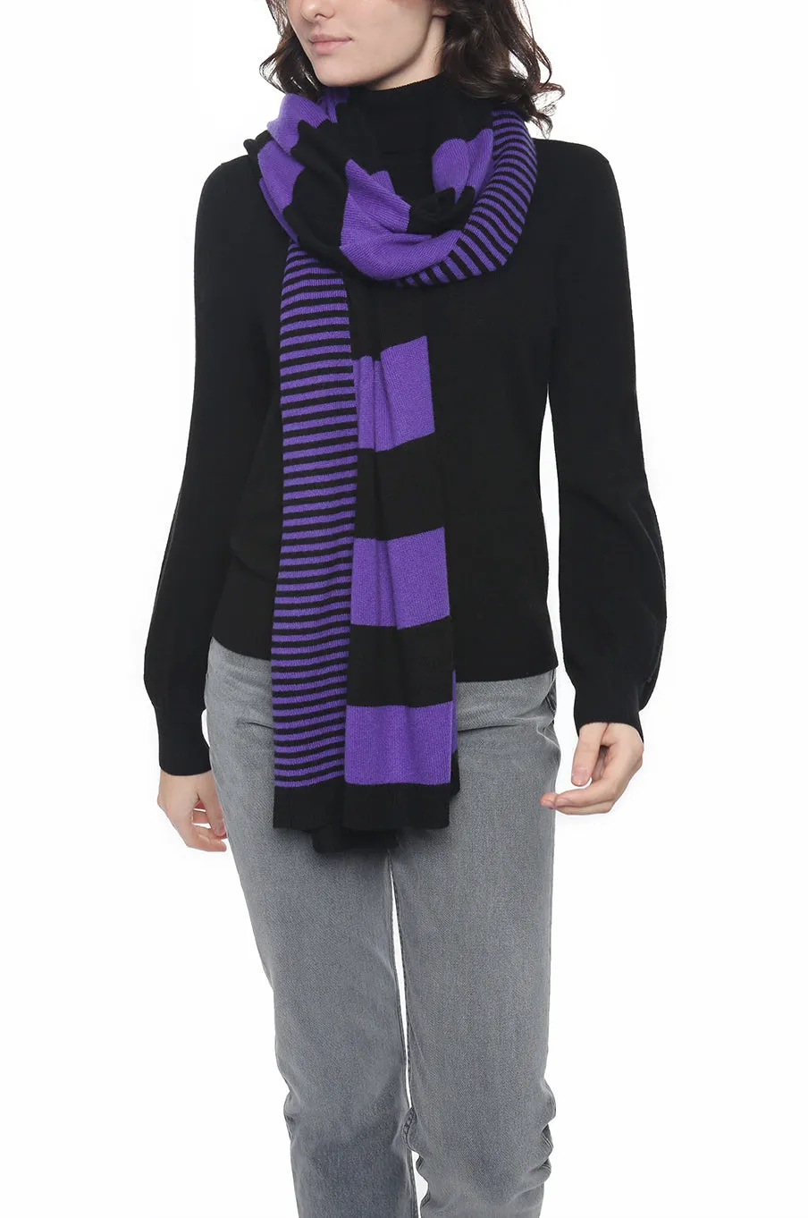 Cashmere MIX Stripe Scarf