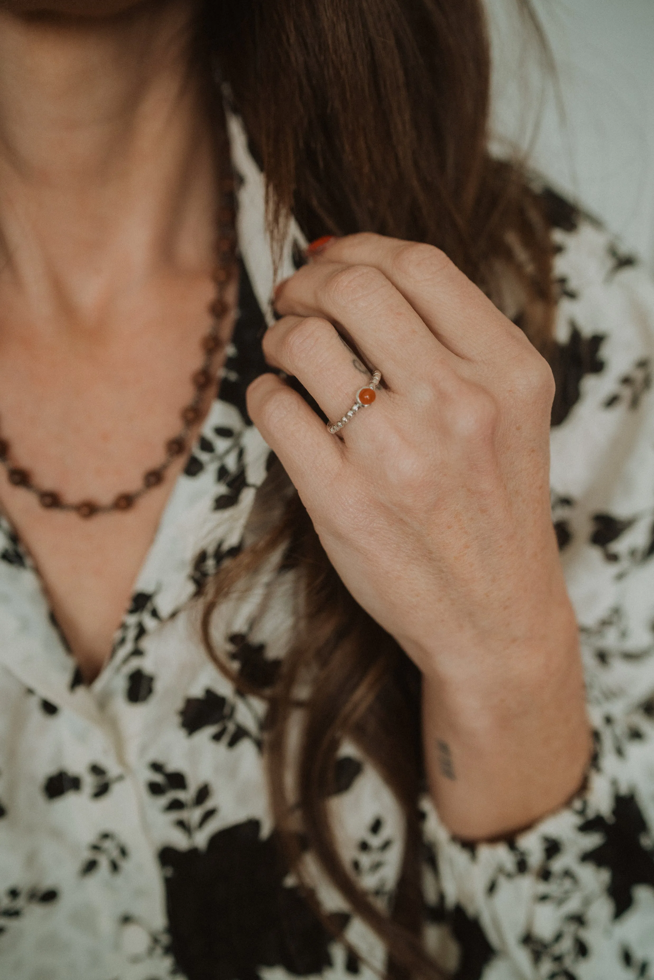 Chanel Ring | Carnelian