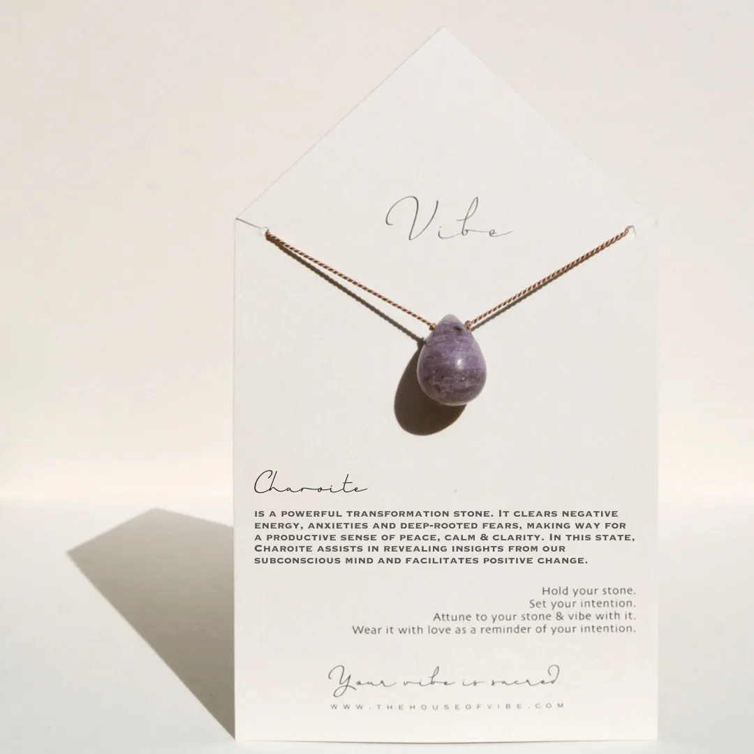 CHAROITE DEWDROP