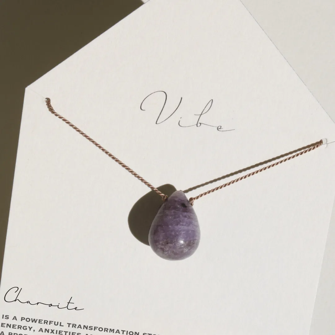 CHAROITE DEWDROP
