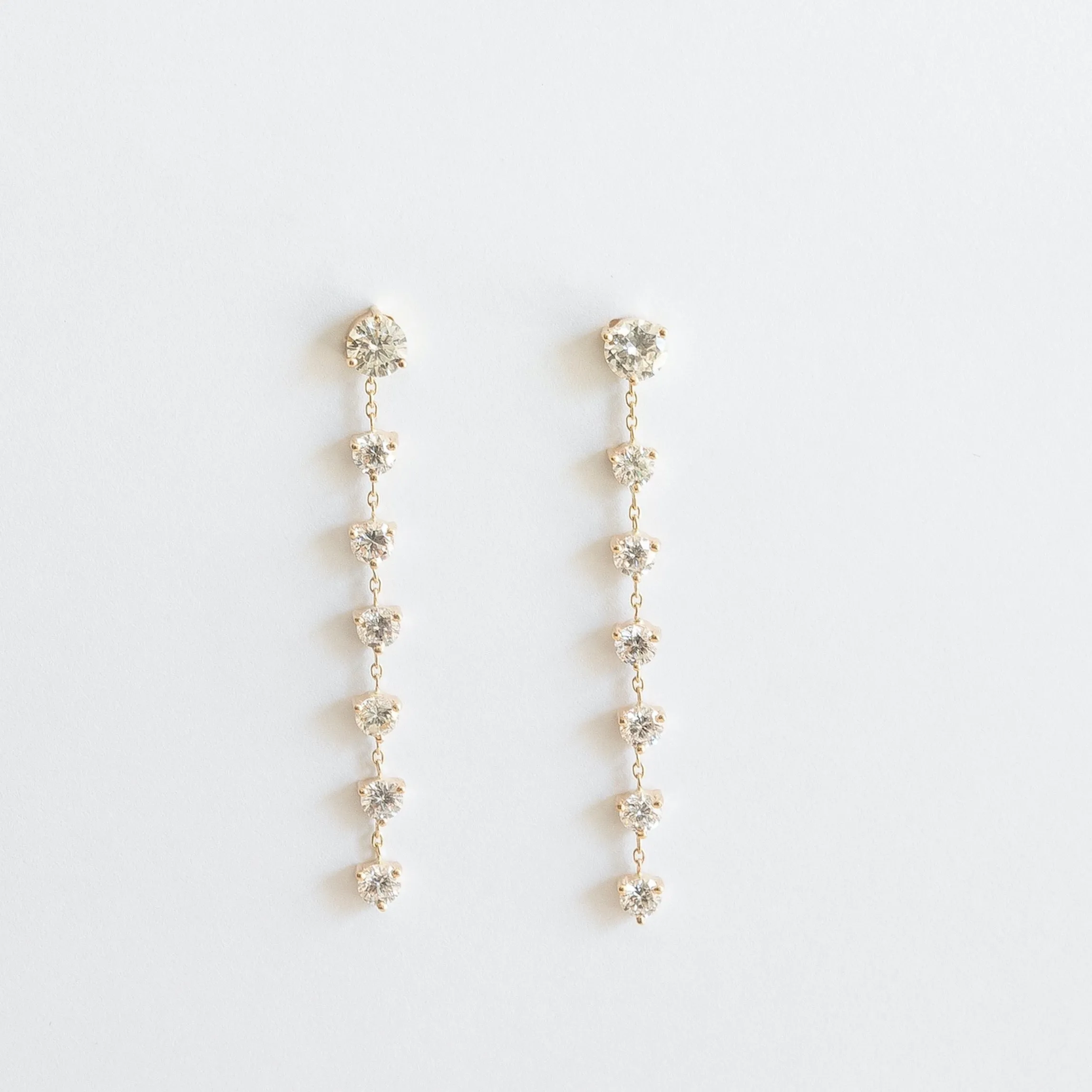 Diamond Drop Earrings