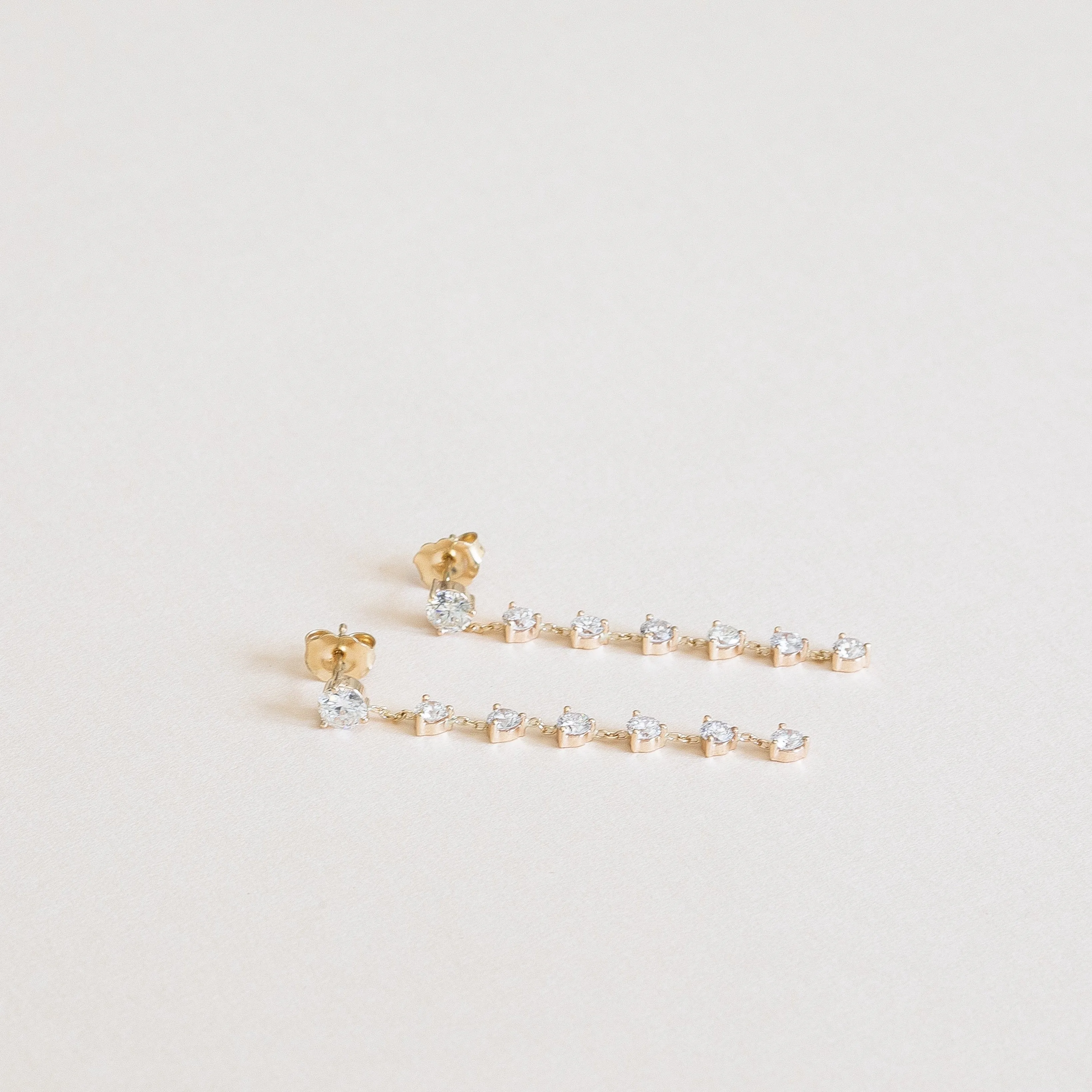 Diamond Drop Earrings