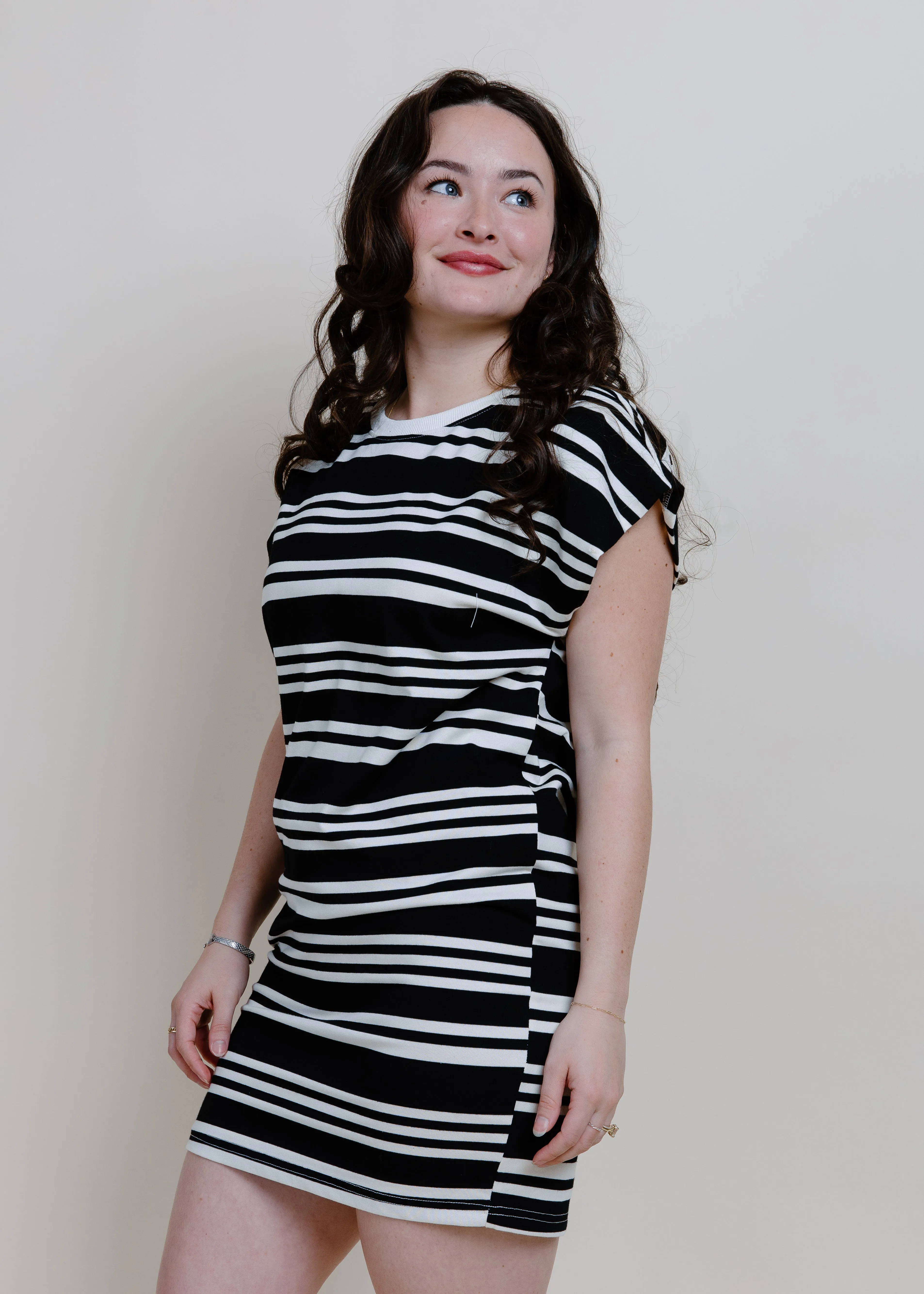 Diana Striped T-Shirt Dress