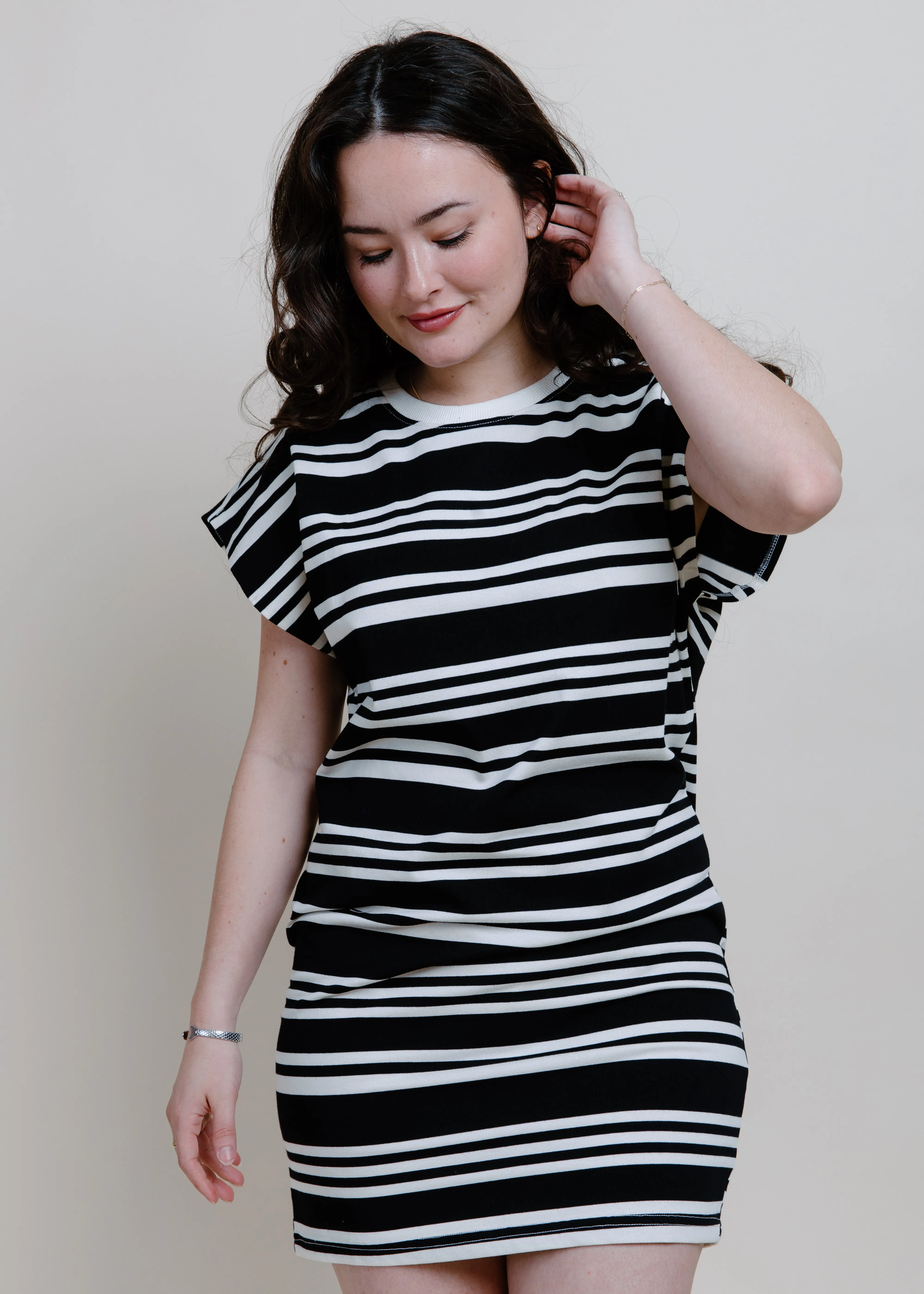 Diana Striped T-Shirt Dress