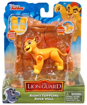 Disney The Lion Guard Kion's Toppling Rock Wall Figure Pack