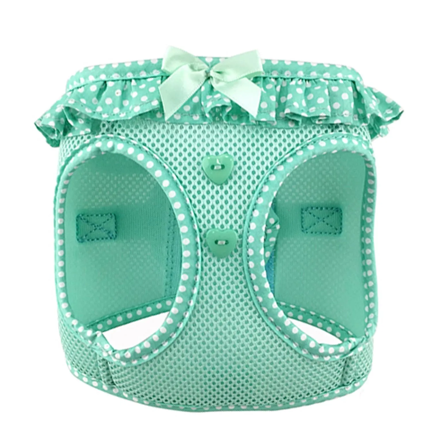 Doggie Design American River Choke Free Paisley Polka Dot Dog Harness, select