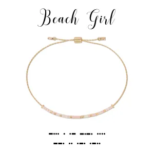 Dot & Dash Bracelet- Beach Girl