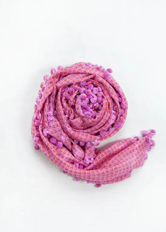 DUPATTA TIKA SHAWL- LILAC