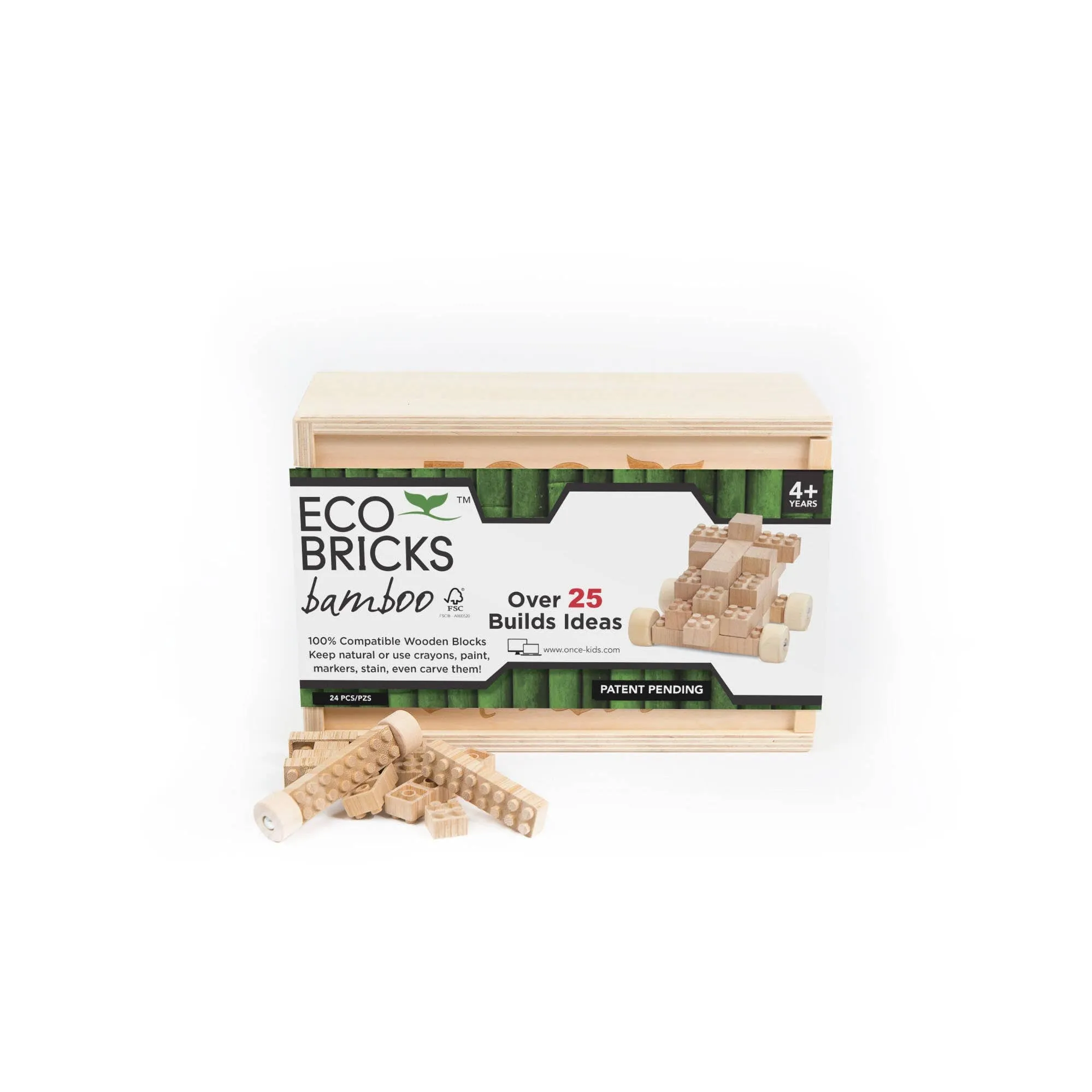 Eco-bricks 24 Piece Bamboo