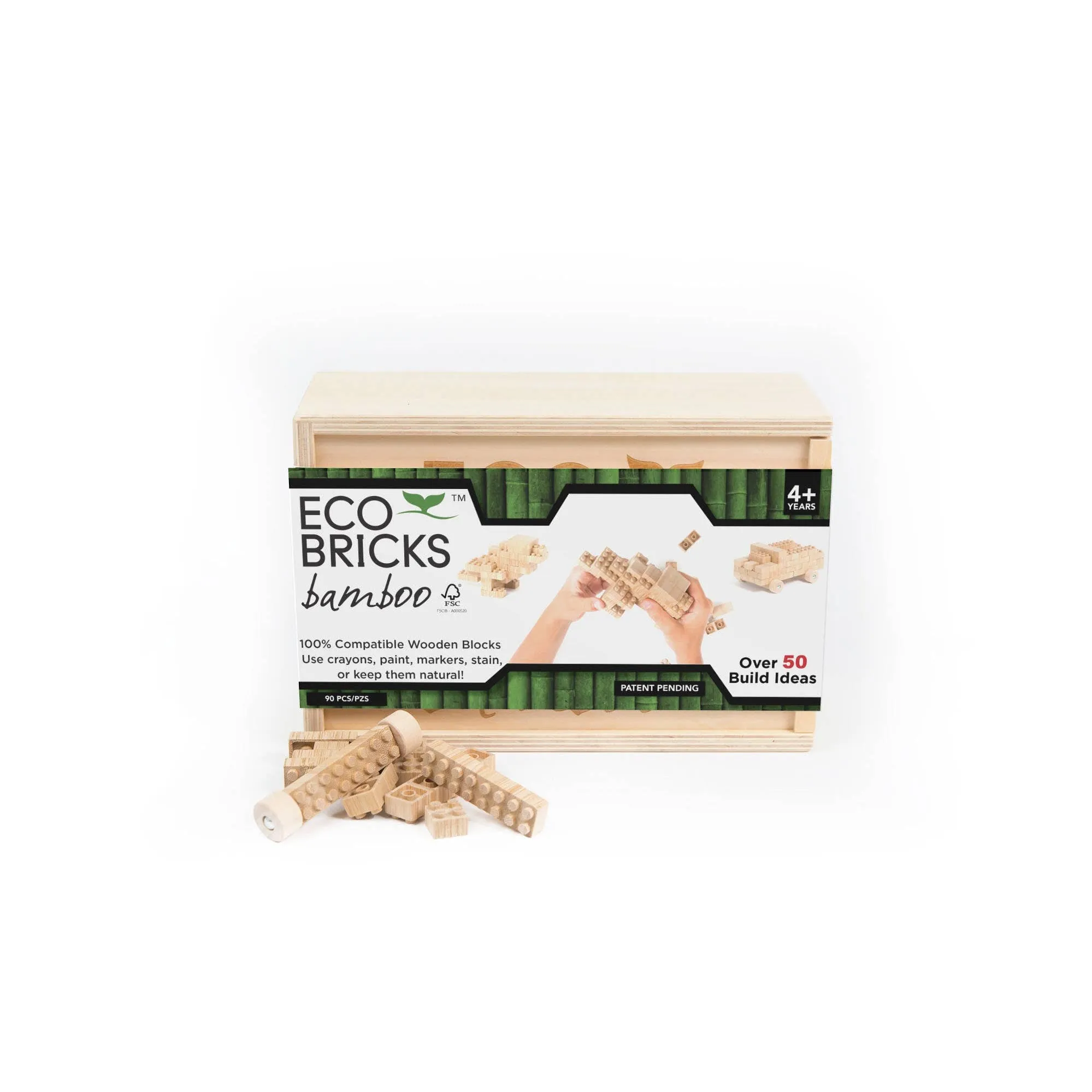 Eco-bricks 90 Piece Bamboo