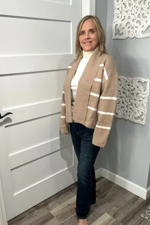 Eloise Striped Cardigan Sweater