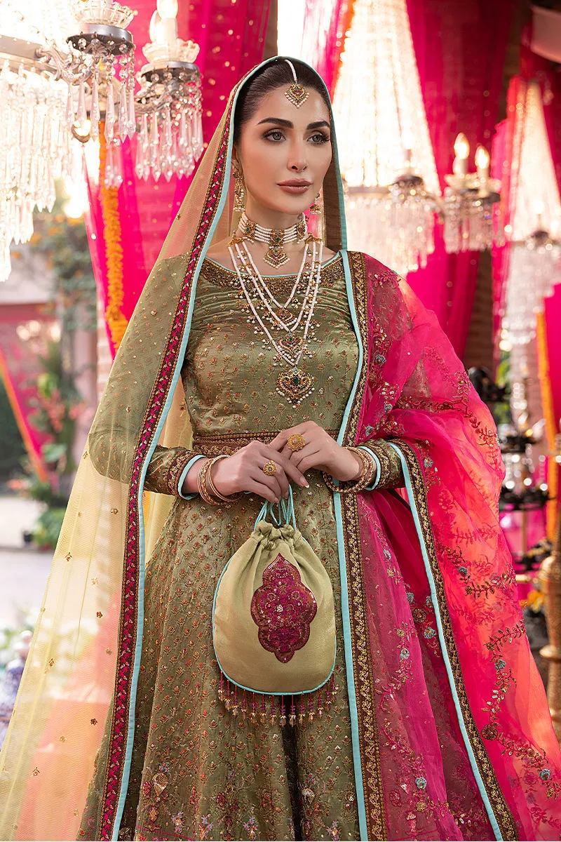Embroidered Bridal Lehenga Choli Dupatta for Wedding