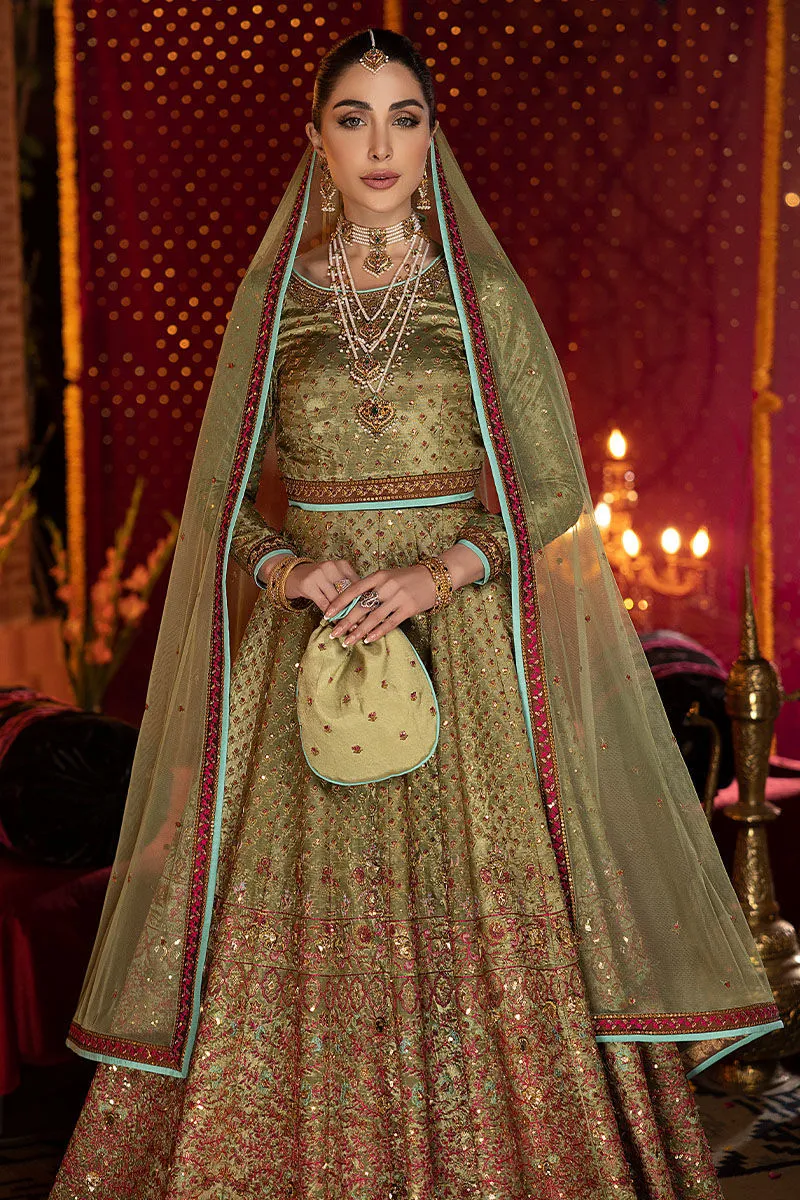 Embroidered Bridal Lehenga Choli Dupatta for Wedding