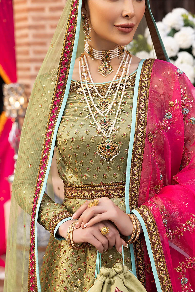 Embroidered Bridal Lehenga Choli Dupatta for Wedding