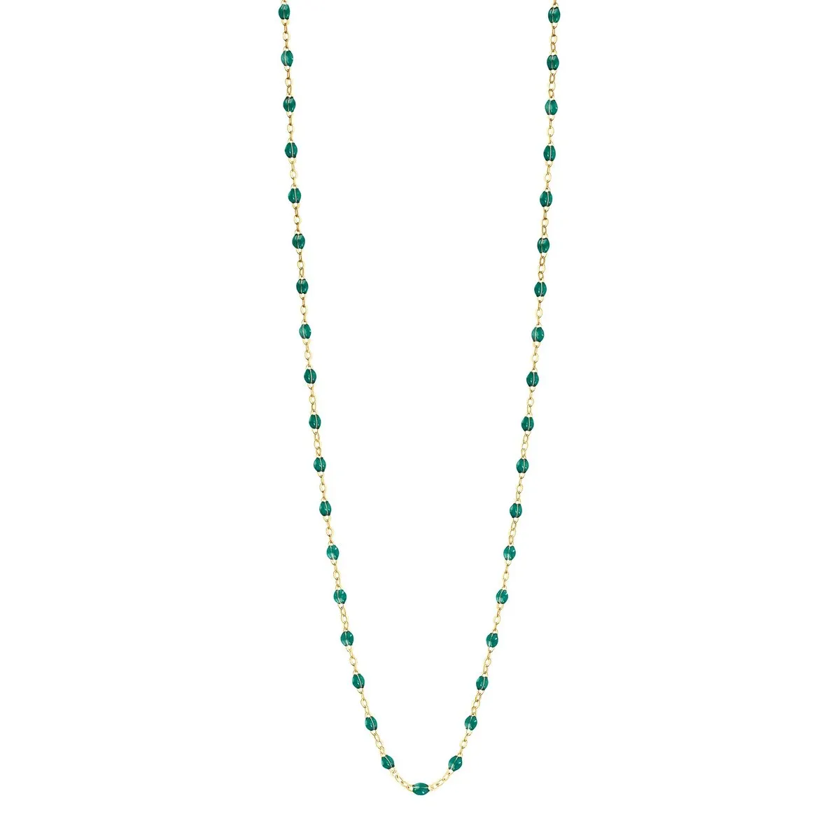 emerald gigi classic necklace 24 inch-18k yellow gold