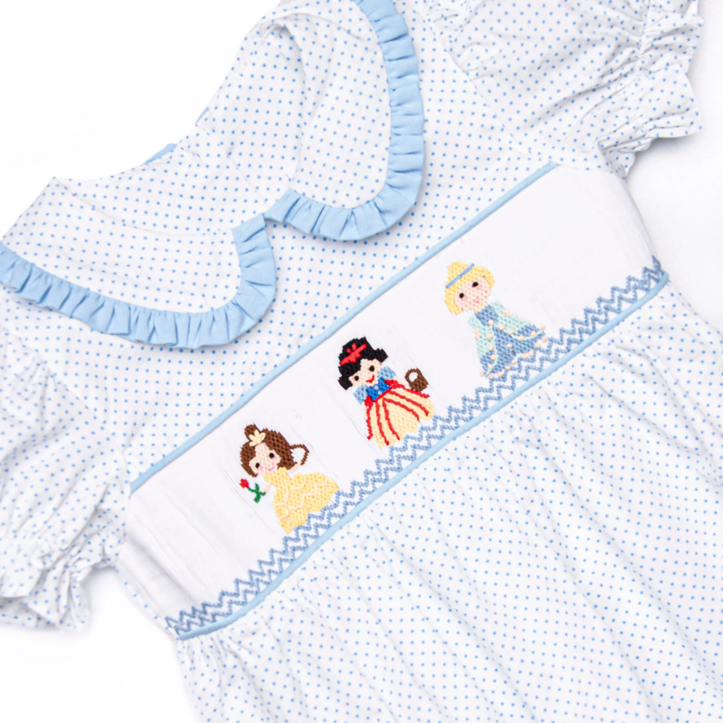 Fairytale Favorites Smocked Bubble, Blue