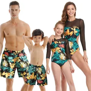 Family Matching Swimwear Bathing Suit