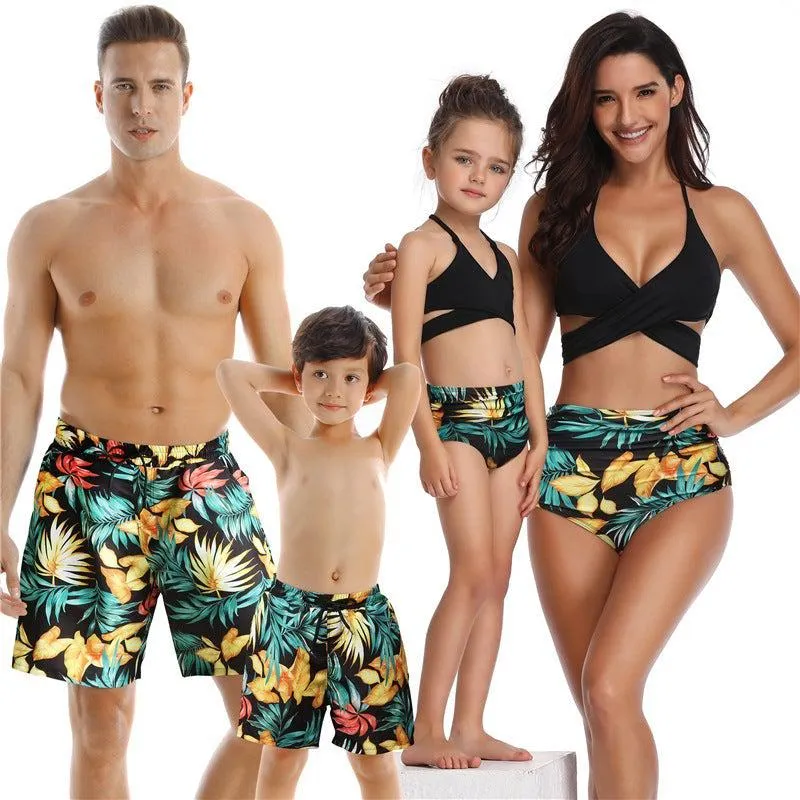 Family Matching Swimwear Bathing Suit