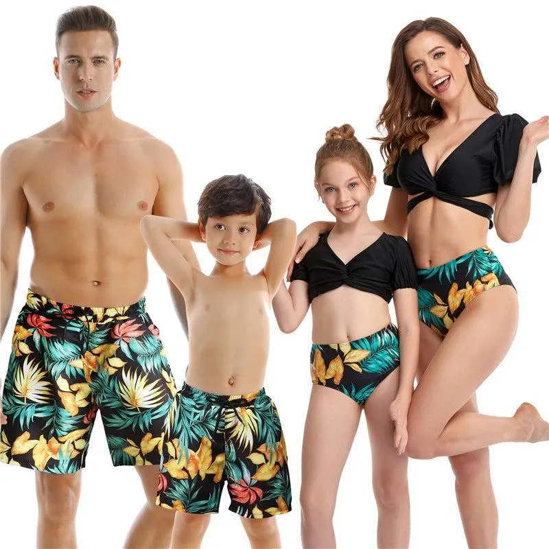Family Matching Swimwear Bathing Suit