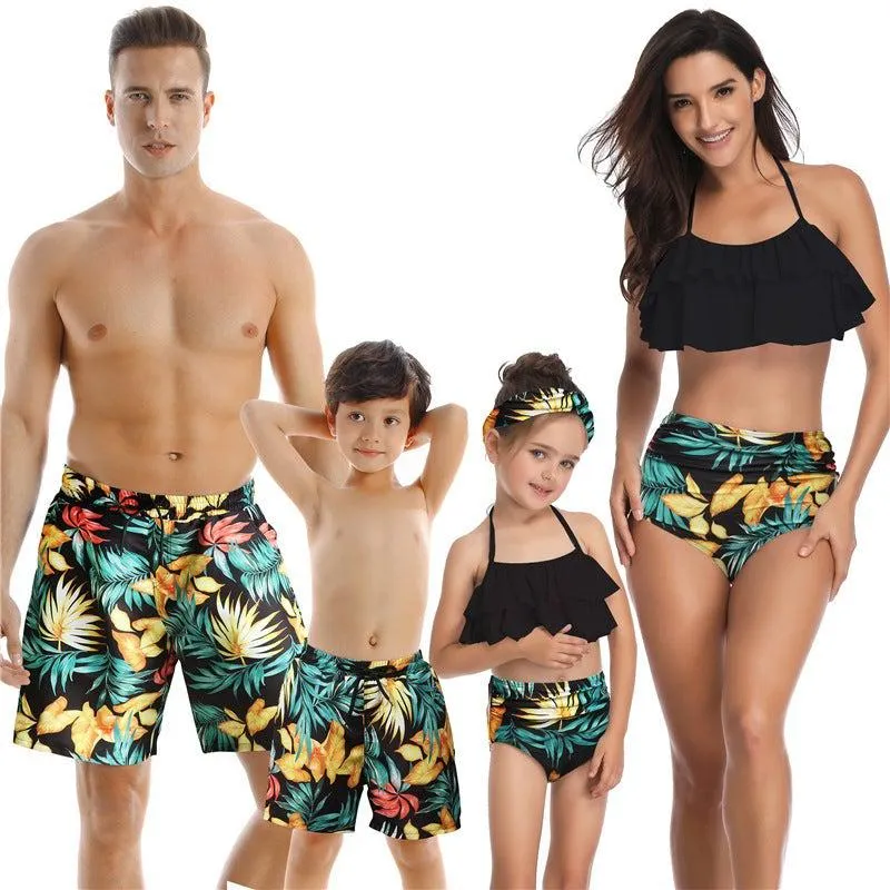 Family Matching Swimwear Bathing Suit