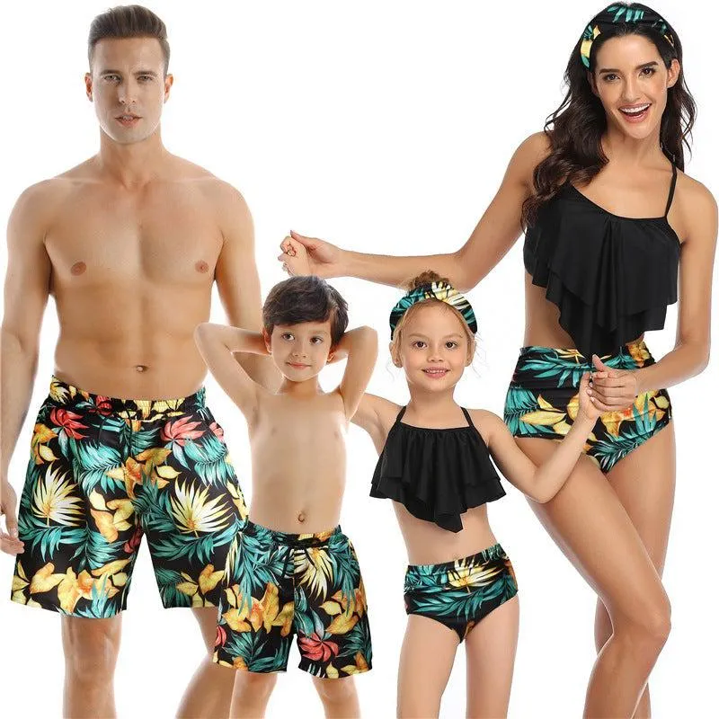 Family Matching Swimwear Bathing Suit